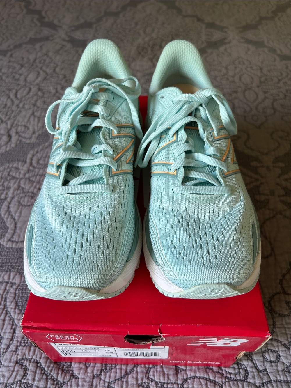 New Balance Women's Light Aqua Running Sneakers